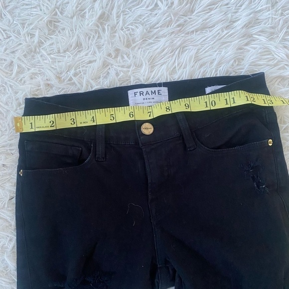 Frame Le Skinny de Jeanne Ripped Jeans - Picture 7 of 8